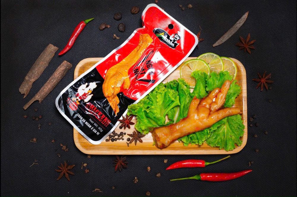 Chân gà ngâm ủ vị cay (45g)